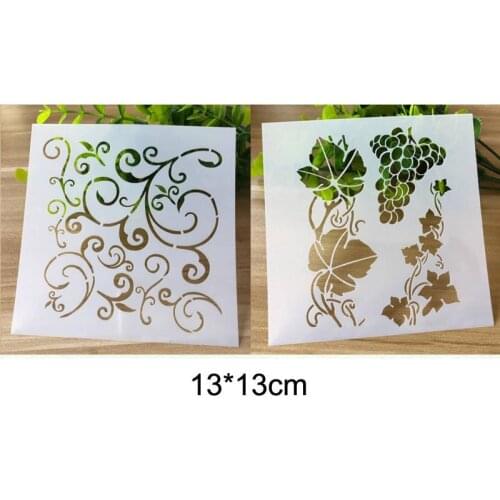 Reusable Flower Vine Stencil For Wall Painting Scrapbooking Stamping Stencil Bullet Journ Embossing Paper Card Flower Template