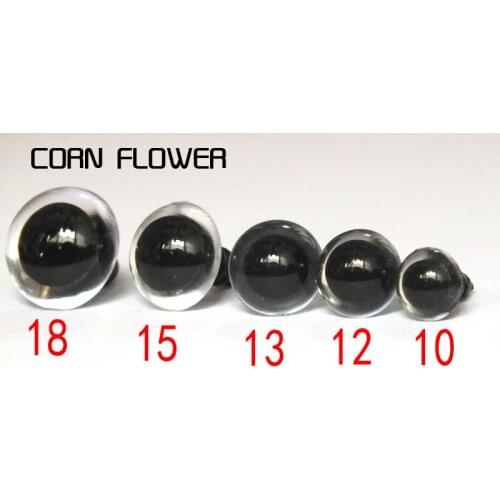 18/15/13/12/10mm mixed size safety eyes kit-each size 20pcs