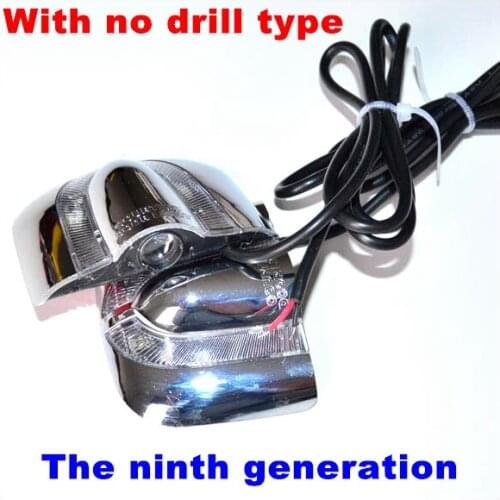 NEW 9d 7W car door light for many LOGO projector light/ LED car welcome lights/ laser lamp No Drill type Car LED door lights