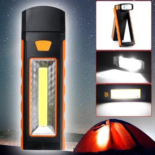 NEW 3W COB LED Work Light Flashlight Torch Outdoor Camping hunting caving Inspection Lamp Tent Light Lantern With Magnetic