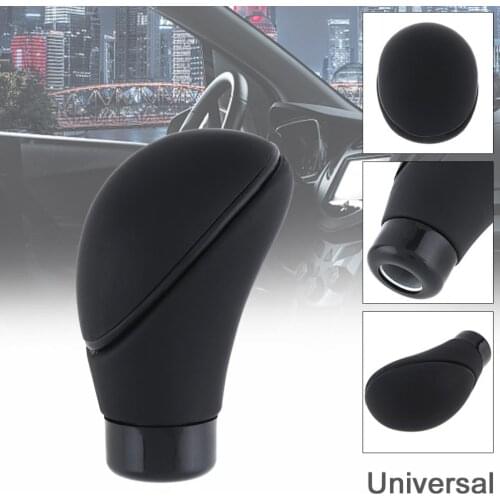 Universal Matte Black Car Refit Manual Transmission Gear Shift Knob with Four Plastic Adapter / Special Wrench / Mounting Screws