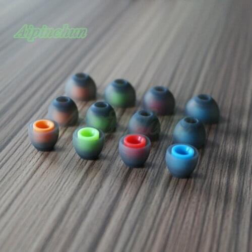 Aipinchun 6Pairs 4.5mm Silicone Earbuds Eartips Earplugs Cushion Replacement Headphone Ear Buds Tips For in-ear Earphone