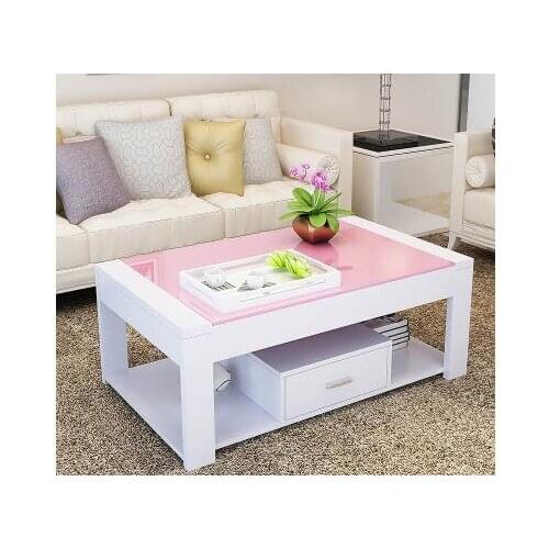 Modern tempered glass tea table. New table. Rectangular tea table