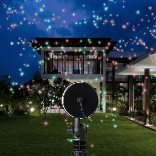 New Arrvials Outdoor Starry Laser Lawn Light Landscape DJ Disco Light Garden Lawn Christmas Party Lamp Starry Sky Spotlight