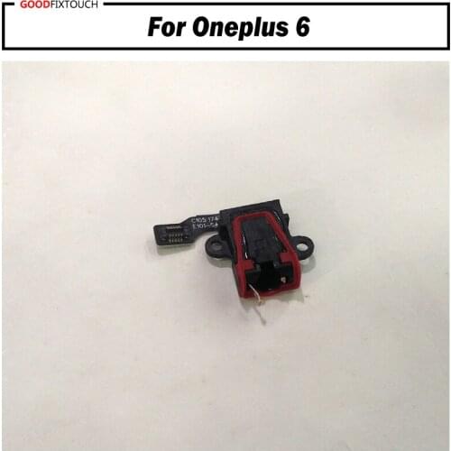 1-10PCS For oneplus 6 A6000 earphone jack earphone socket audio connector For oneplus6 Replacement parts