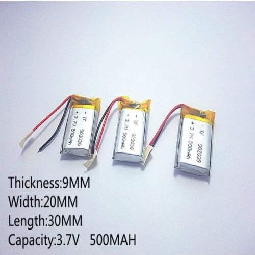 3.7V,500mAH,902030 PLIB; polymer lithium ion / Li-ion battery for GPS,mp3,mp4,mp5,dvd,bluetooth,model toy mobile bluetooth