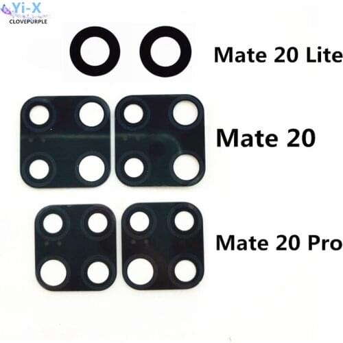 50pcs/lot Back rear camera glass lens for Huawei Mate 20 /Mate 20 Lite/ Mate 20 Pro