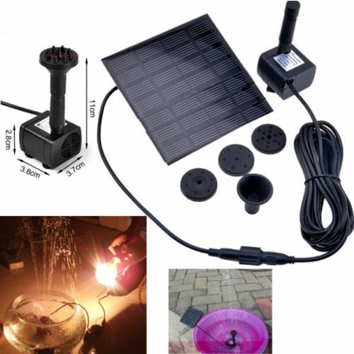DC7V Solar Pump Marine Water Pump Submersible Solar Power Fountain Water Pump Kit Panel Pond Pool For Outdoor Garden