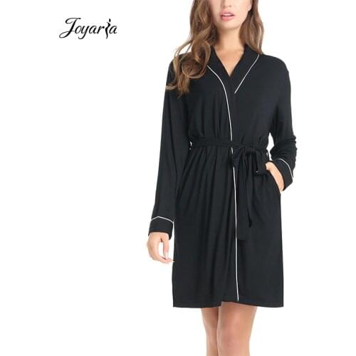 Женские тонкие халаты Joyaria China At AliExpress