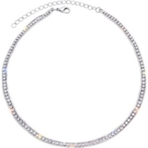 Korean Necklace Female Clavicle Chain Light Luxury Niche Neck Jewelry Neck Band Crystal Collar Accessories Fashion Women
