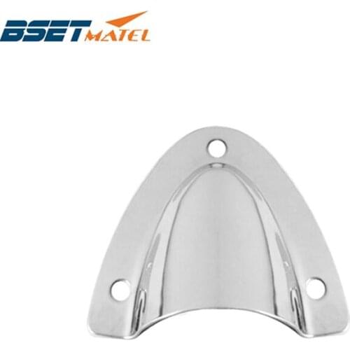 Marine Grade Stainless Steel Midget Clam Shell Wire Cable Vent Cover hose for Rowing Boat Marine Yacht Surfing Water Sport