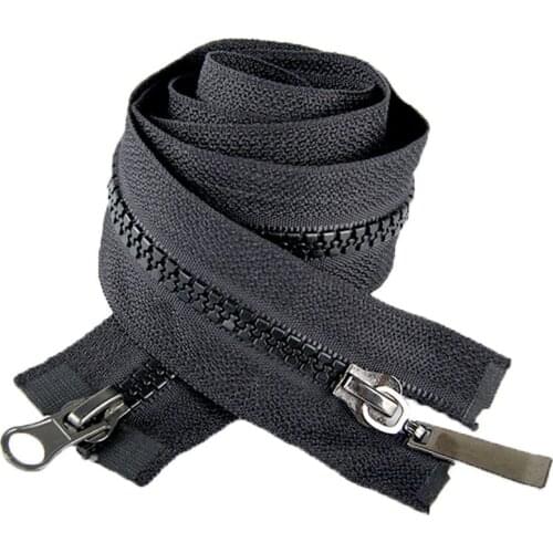 Zipper double slider open end zippers for sewing