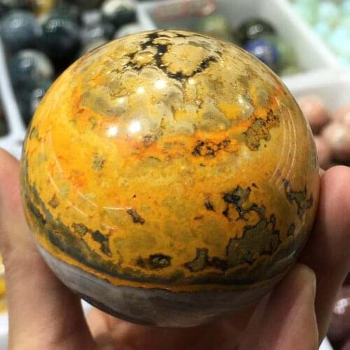 Natuurlijke Bumblebee Crystal Quartz Edelsteen Bol Reiki Healing Kamer Decoratie Thuis Decoratie Aquarium Decoratie