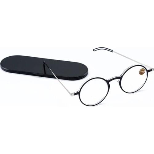 NONOR Ultra-thin Anti-blue Reading Glasses for Men Women Blue Light Blocking Glasses Presbyopic Eyewear With Magnetic Case