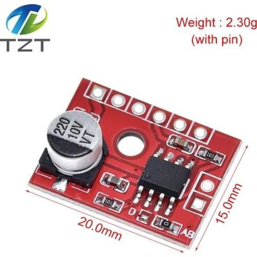 XS9871 Super Mini Digital Amplifier Board 1*5W Class D Digital 2.5V To 5.5V Power Amplifier Board Efficient Class AB/D Optional