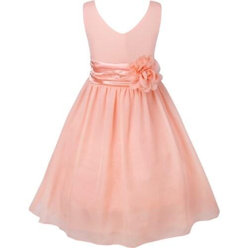 TiaoBuy Flower Girl Dress Vestido Wedding Princess Tutu Party Events Dresses Teenage Girl Communion Dress Kids Children Clothes