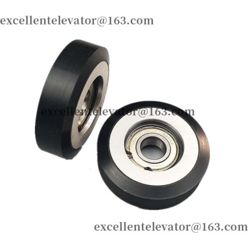 Elevator Counterweight Guide Shoe Roller 76*21*6203 76x21x6203 Use for Otis 1 Pack=4 Pieces