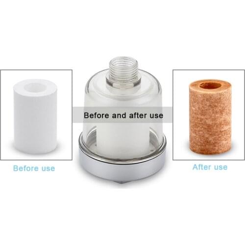 Transparent Faucet Water Purifier PP Cotton Filter Shower Filter Household B99