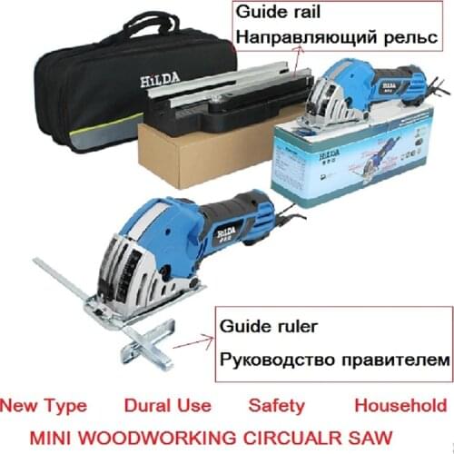 Household Mini Desktop Dual-Use Woodworking Hand Circular Power Saws ,Plunge Saw,Multi Table Saw,House Decoration Use,Cut All