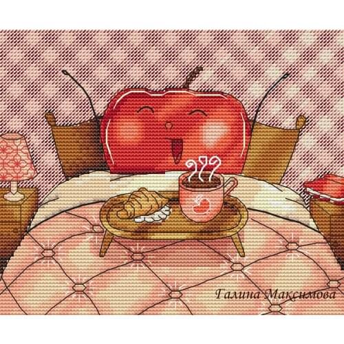 Happy girl series - love cat Counted Cross Stitch Kit Cross stitch RS cotton with cross stitch Good morning