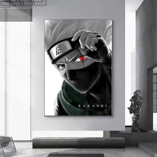 Modern Japanese Anime Character Kakashi Canvas Painting Print Posters and Art Prints Home Living Room Decoration Painting