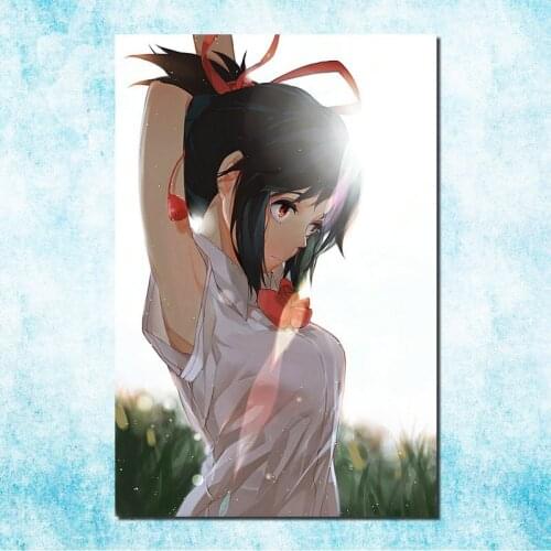 Your Name Japanese Hot Anime Movie Art Silk Canvas Poster Print 13x20 24x36 Inches Wall Pictures Home Decoration-6