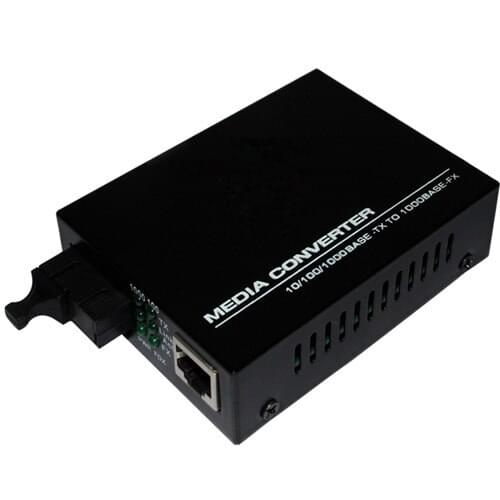 High Quality 10/100Mbps Ethernet to Single fiber Singlemode fiber Converter SC for million HD camera
