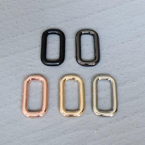 10 Pcs 25mm Webbing Metal Hardware Belt Buckle For Bag Handbag Straps Link Chain Clasp Martingale Collar Leash Rope Accessory