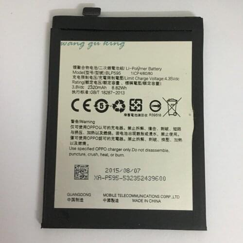100% Original Backup 3.8V 2320mAh BLP595 Battery Use For OPPO R7 R7T R7C