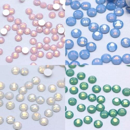 1440 ss10-ss20 44-colors Non Hotfix Flatback Rhinestone For Garment Nails Nail Art Decoration crystal glass glitter stone Beads
