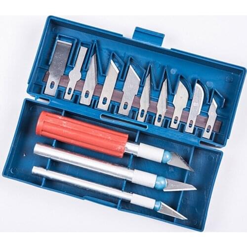 16 Pcs With Box Model Tool Making 13 Blade Polymer Clay Multifunction Pen Knifes Metal Scalpel Knife Tools Kit Knife