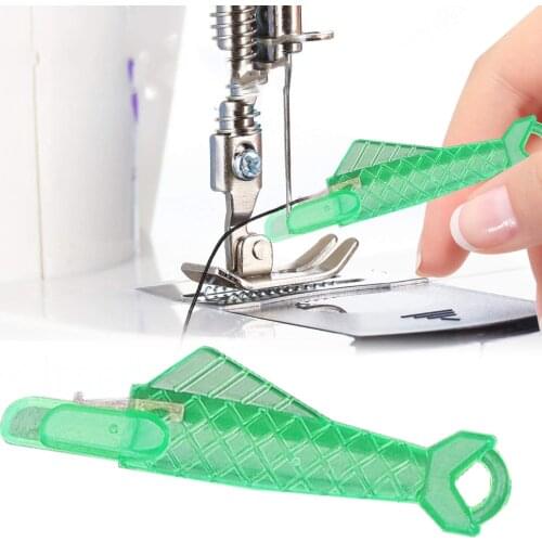 20pcs Automatic Needle Threader for Sewing Machine with Hook Stitch Mini Portable Insertion Tool Quick Changer Craft Accessories