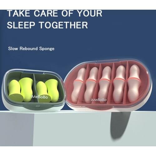 Ear Plugs Tapones Oido Ruido Earplugs Noise Reduction Sleep Oordoppen Sleeping Earplugs Filter For Ears Soft Sponge Soundproof