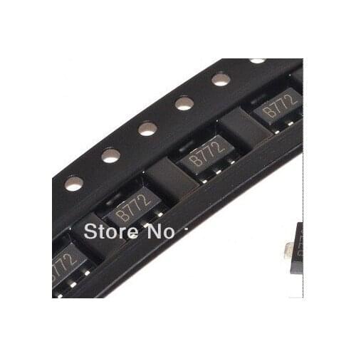 FREE shipping 1000 PCS 2SB772P SOT-89 2SB772 B772P B772 SMD PNP MEDIUM POWER TRANSISTOR