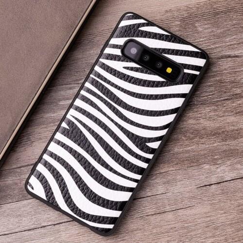 Phone Case For Samsung S7 Edge S8 S9 S10 plus Note 8 9 10 Plus A10 A20 A30 A40 A50 A70 For A5 A7 J7 A8 2018 Zebra pattern Case