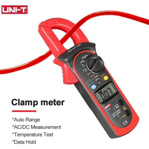 UNI-T UNI T Digital Clamp Meter DC AC Current UT203 UT204 UT200 Series 400A-600A Power Clamp Multimeter Tester Ammeter