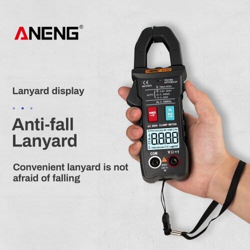 ANENG ST203 Digital Clamp Meter Multimeter 4000counts True RMS Mini Amp DC/AC Clamp Meters voltmeter 400v Automatic Range