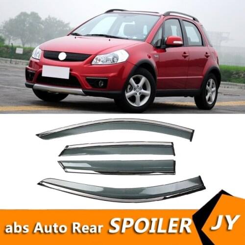 For Suzuki SX4 2007-2010 Window Visor Vent Shades Sun Rain Deflector Guard For Suzuki SX4 Auto Accessories 4PCS/SET