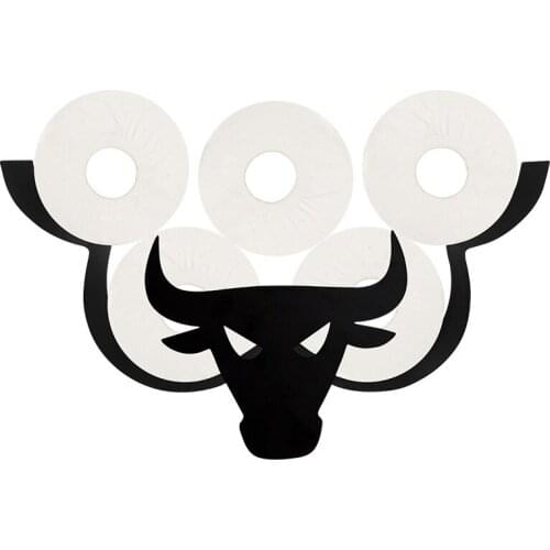 Toilet Paper Holders Wall Mount Sheep Tissue Rack Easy Clean Sheep Shape Cute Punch Free Multipurpose Wc Tissue Storage Racks