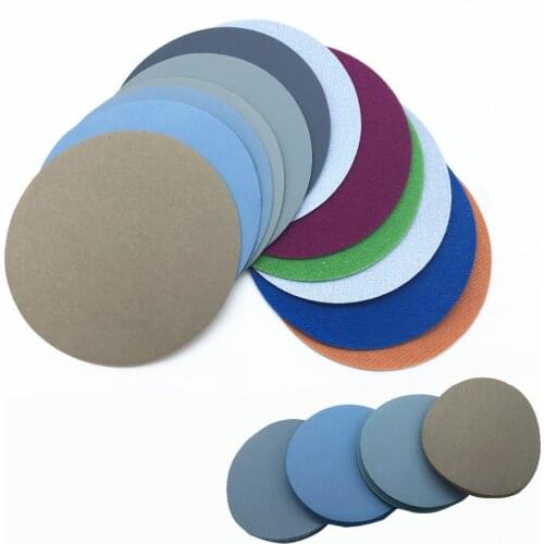 Flocking Disc Water Sandpaper 3 Inch 75mm Dry & Wet Sandpaper Round Sanding Discs 400-10000 Grit Precision Polishing 2-50pcs