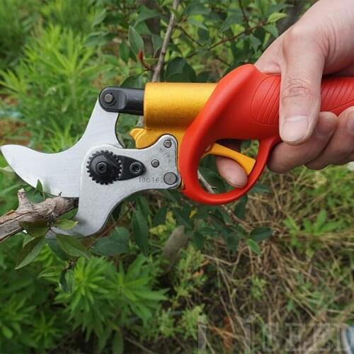 Electric pruning shears garden pruners pruning saw secateurs professional portable pruner for vineyard orchards CE free shipping