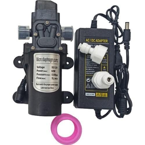 Garden Mist Pump 12V 60W Micro Electric Diaphragm Water Spray Misting Pump Irrigation Pump