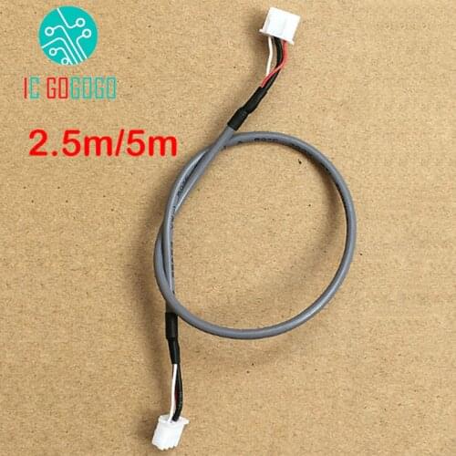 STN Hall Coulomb Meter Ammeter Sensor Extension Cable Transformer Extended Wire Shielded Cable Line 2.5m 5m IC GOGOGO