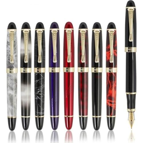 Classic Fountain Pen, Luxury Gold Tip Medium Writing, 450 Office Signature School Calligraphy School Supplies