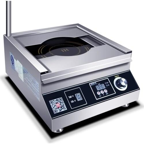 Commercial Induction Cooker 5000w High Power Soup Braised Noodle Cooker Electric Stove Restaurant Canteen 380V MDC-HWTB-5