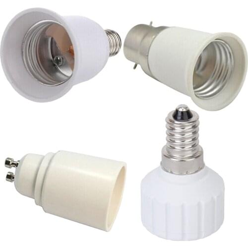 Pack of 5 Bulb Base Socket Converter Adaptor (E14 to E27)