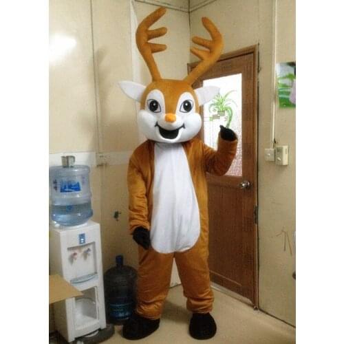 Hot Sale Elk Mascot Costume High Quality EVA Material Helmet Cartoon Apparel Halloween Birthday Cosplay Costumes Advertising