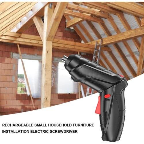 Multifunctional Electric Screwdriver Rechargeable Screwdriver Mini Household Electric Drill Electric Rotatable Screwdriver Tool