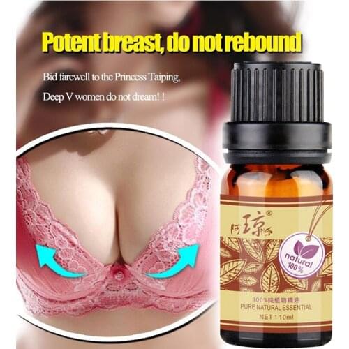 Breast Enlargement Essential Oil Lifting Cream Natural Pueraria Mirifica 10ml Enlarge Bust Bigger Hips Ass Enhancement