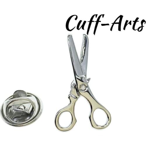 Brooch Lapel Pin For Men Badge Scissors Lapel Pin Badge Novelty Lapel Pin Brooches By Cuffarts P10324